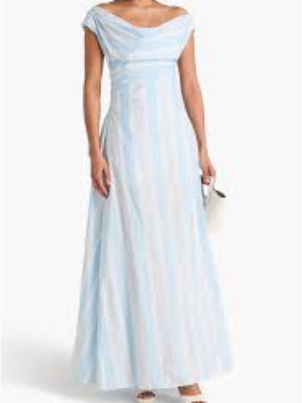 STAUD ‘Lipari’ gown in Adriatic Blue Stripe NWT Sz10 - Picture 2 of 7